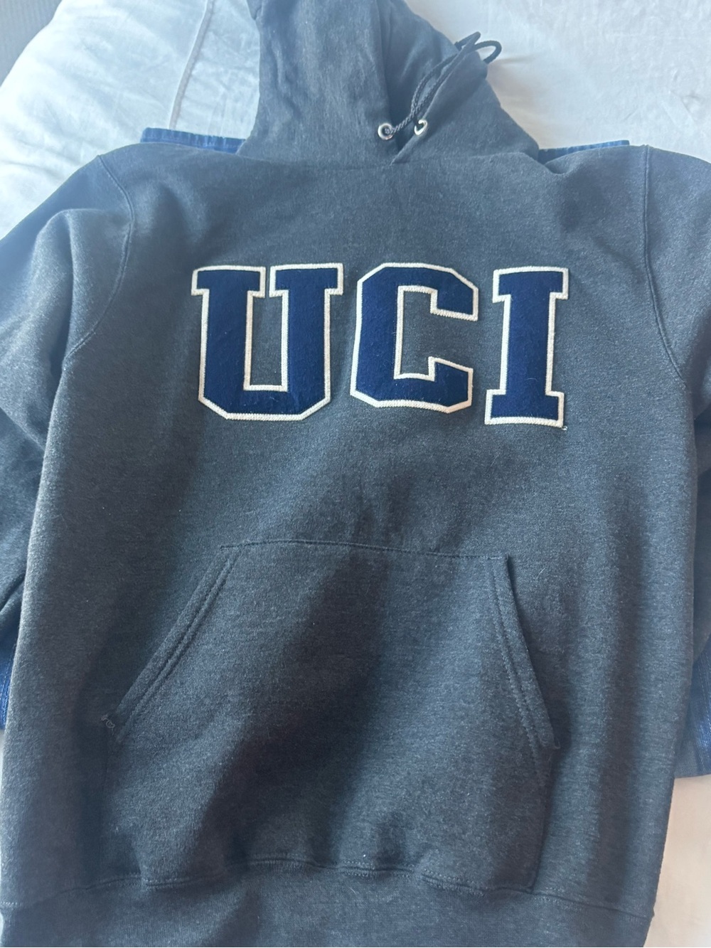 Unisex XS UCI Hoodie CHARCOAL gray champion